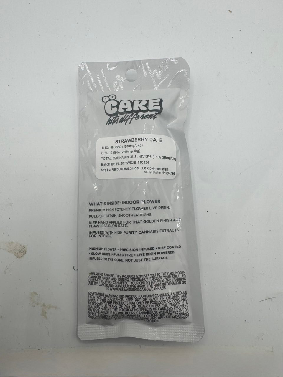 og cake infused pre rolls